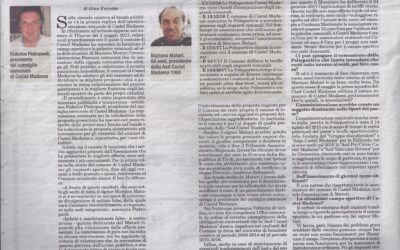 Articolo Tiburno del 16 maggio 2017
