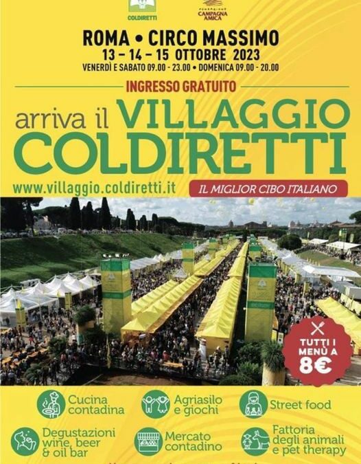 Villaggio Coldiretti – Roma 14 ottobre 2023