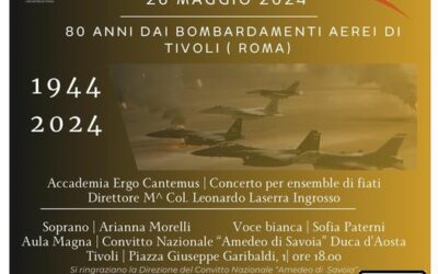 Veste ufficiale di rappresentanza per l’importante 80esimo anniversario dai bombardamenti aerei del 1944
