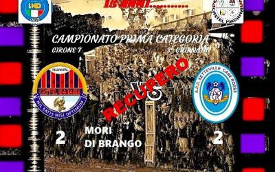 Risultato Recupero 3 giornata Castel Madama vs ASD Setteville Case Rosse – Campionato Calcio 2022-2023