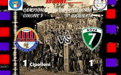 Risultato 5 giornata Castel Madama vs Nova 7 -Campionato Calcio 2022-2023