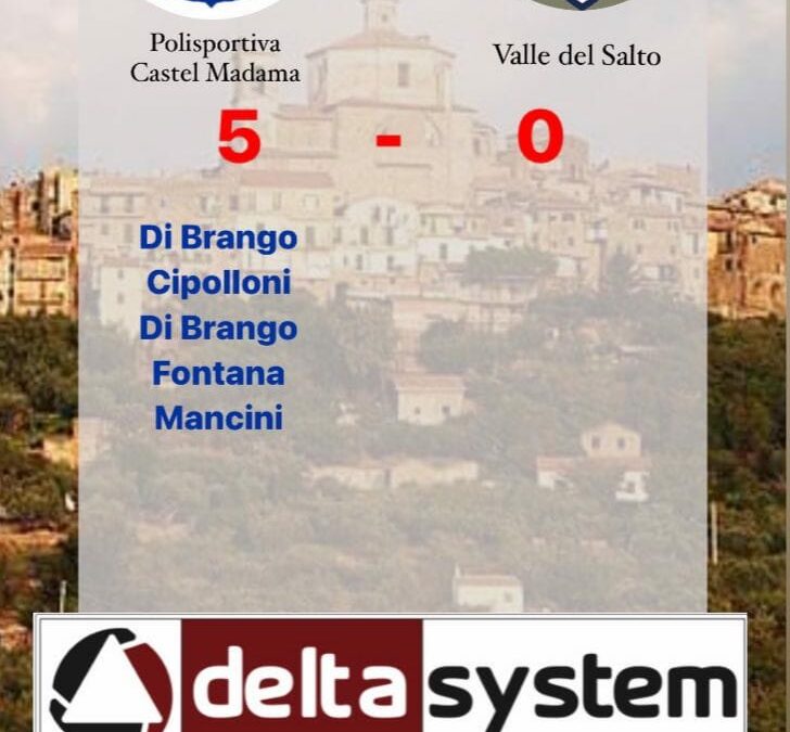 Polisportiva Castel Madama vs Valle del salto 5-0